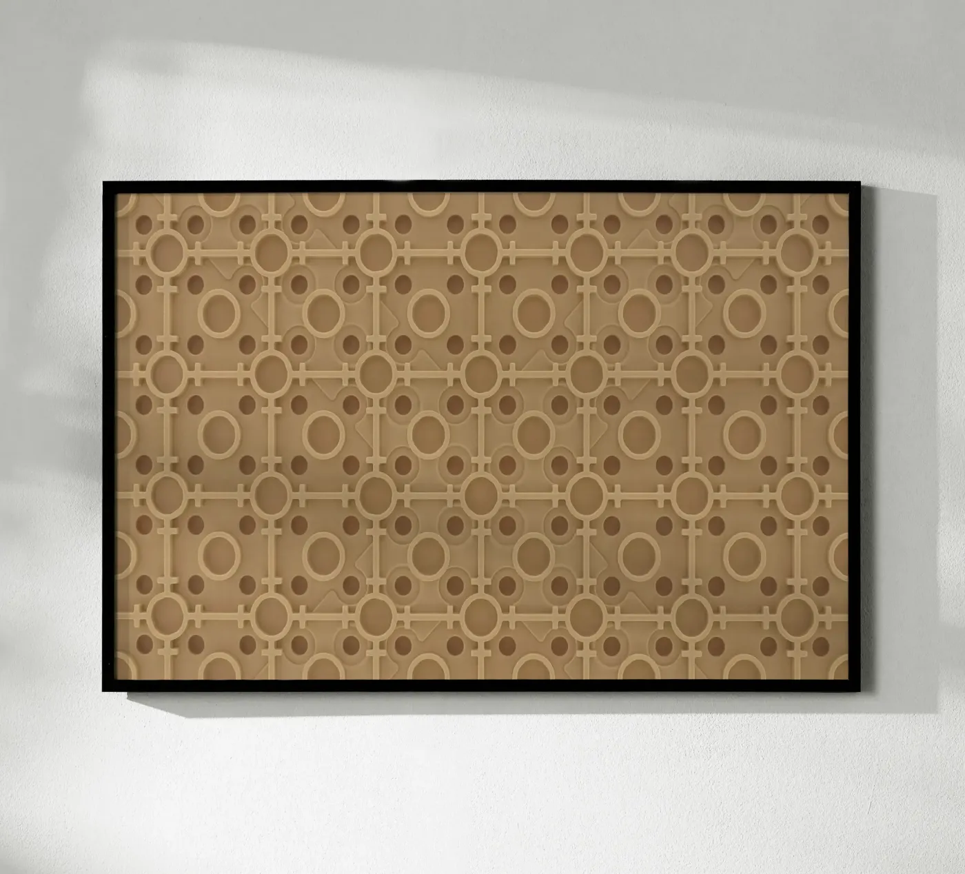 Abstract circles poster by rheyes