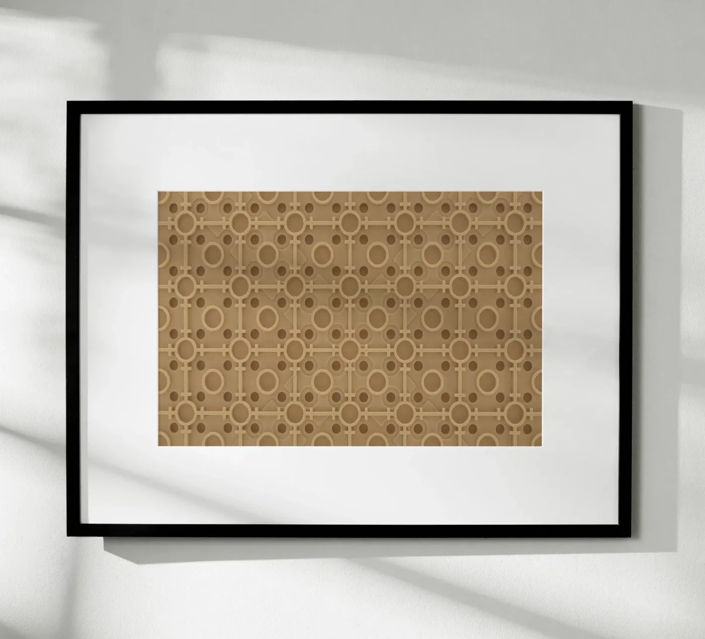Abstract circles poster by rheyes