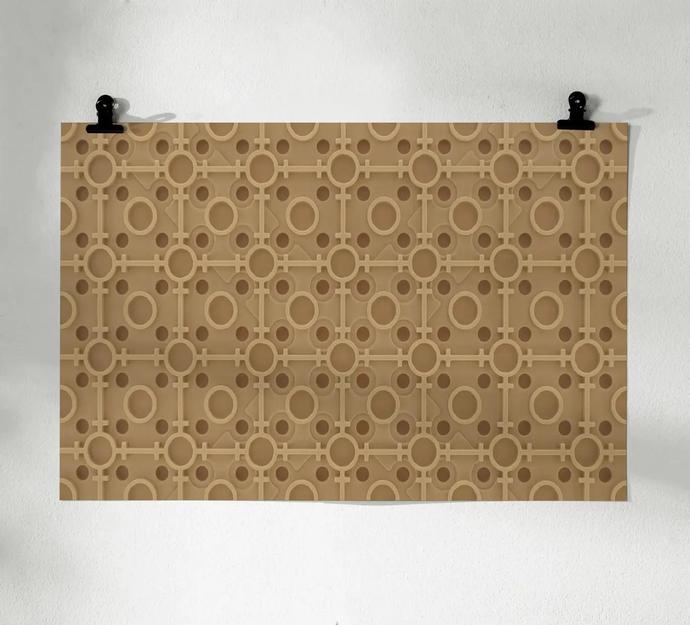Abstract circles poster by rheyes