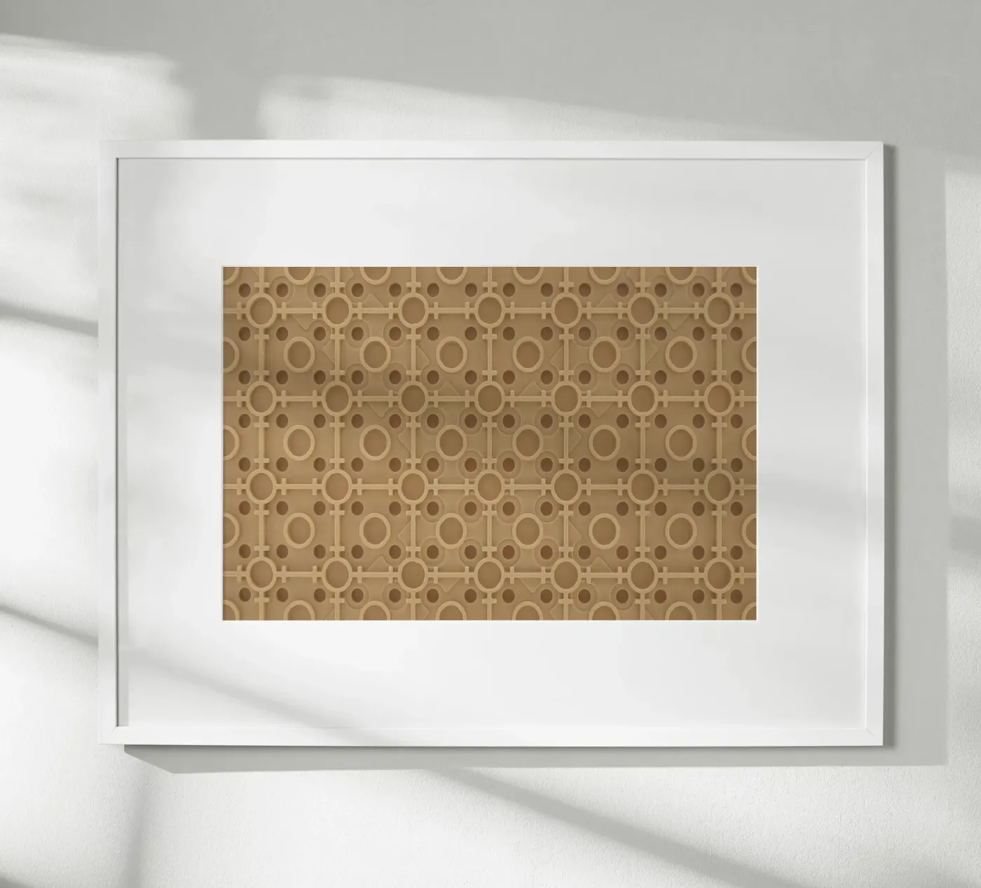 Abstract circles poster by rheyes