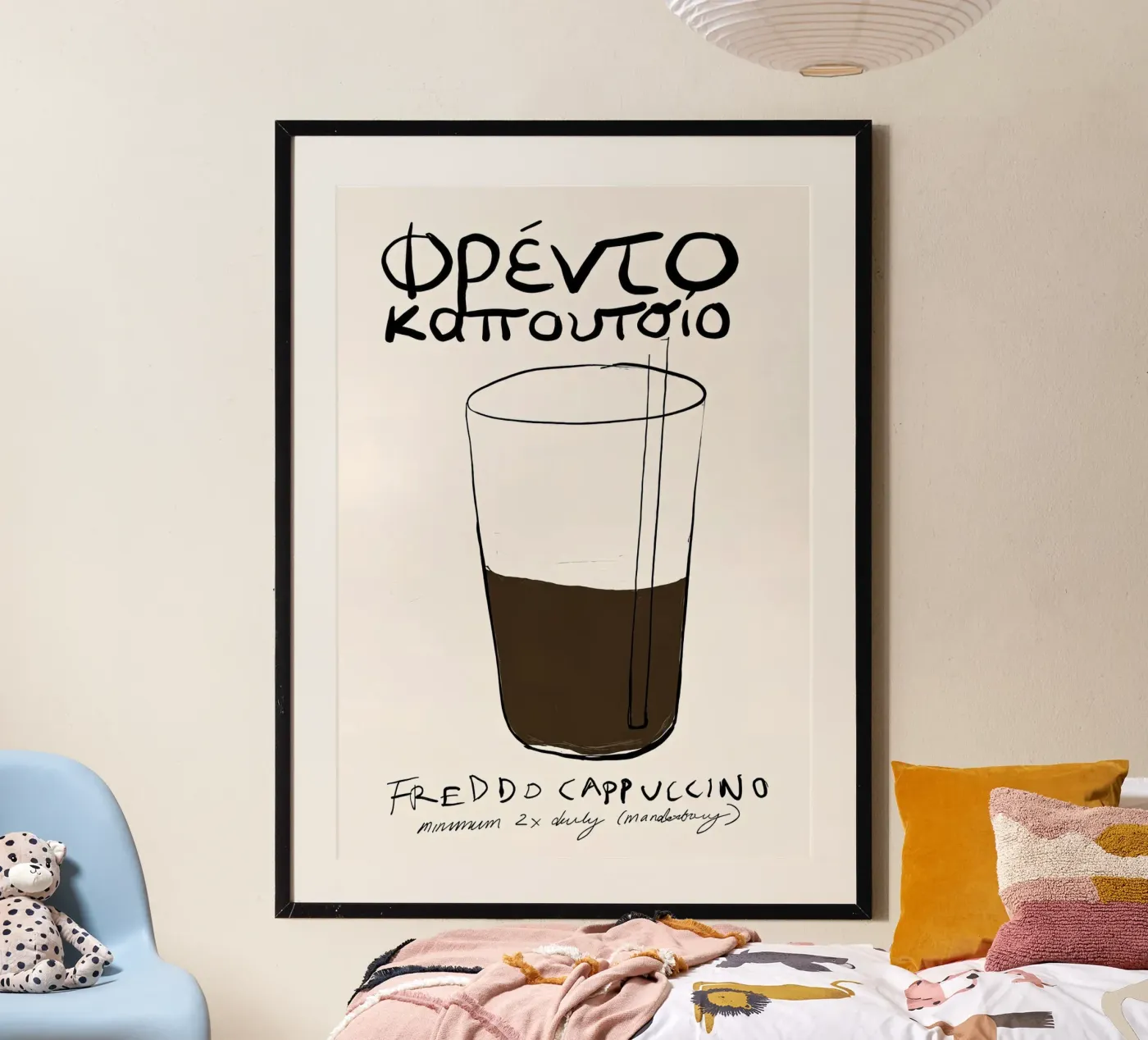 Freddo Cappuccino poster da KUNST BY STEPHIE
