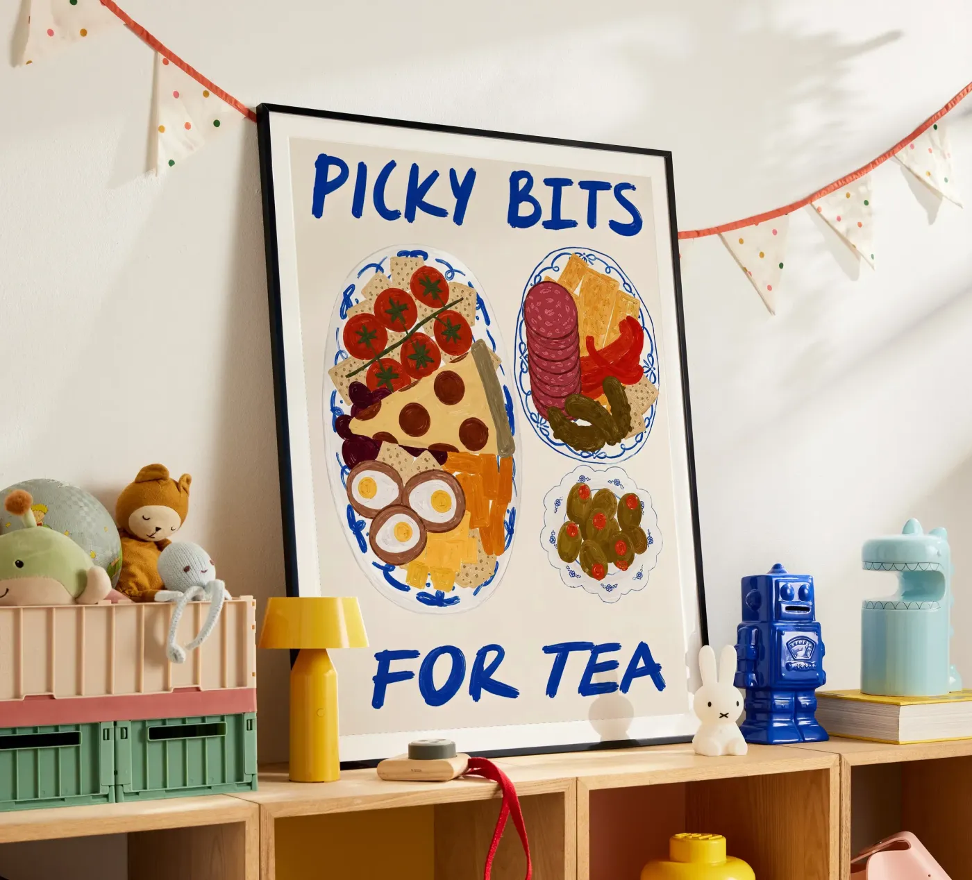 Picky Bits for Tea poster by KUNST BY STEPHIE