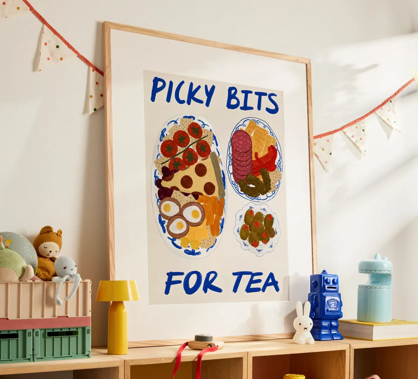 Picky Bits for Tea poster by KUNST BY STEPHIE