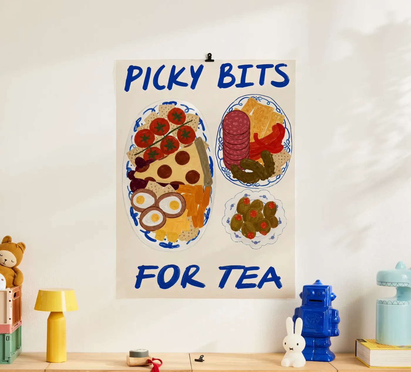 Picky Bits for Tea poster by KUNST BY STEPHIE