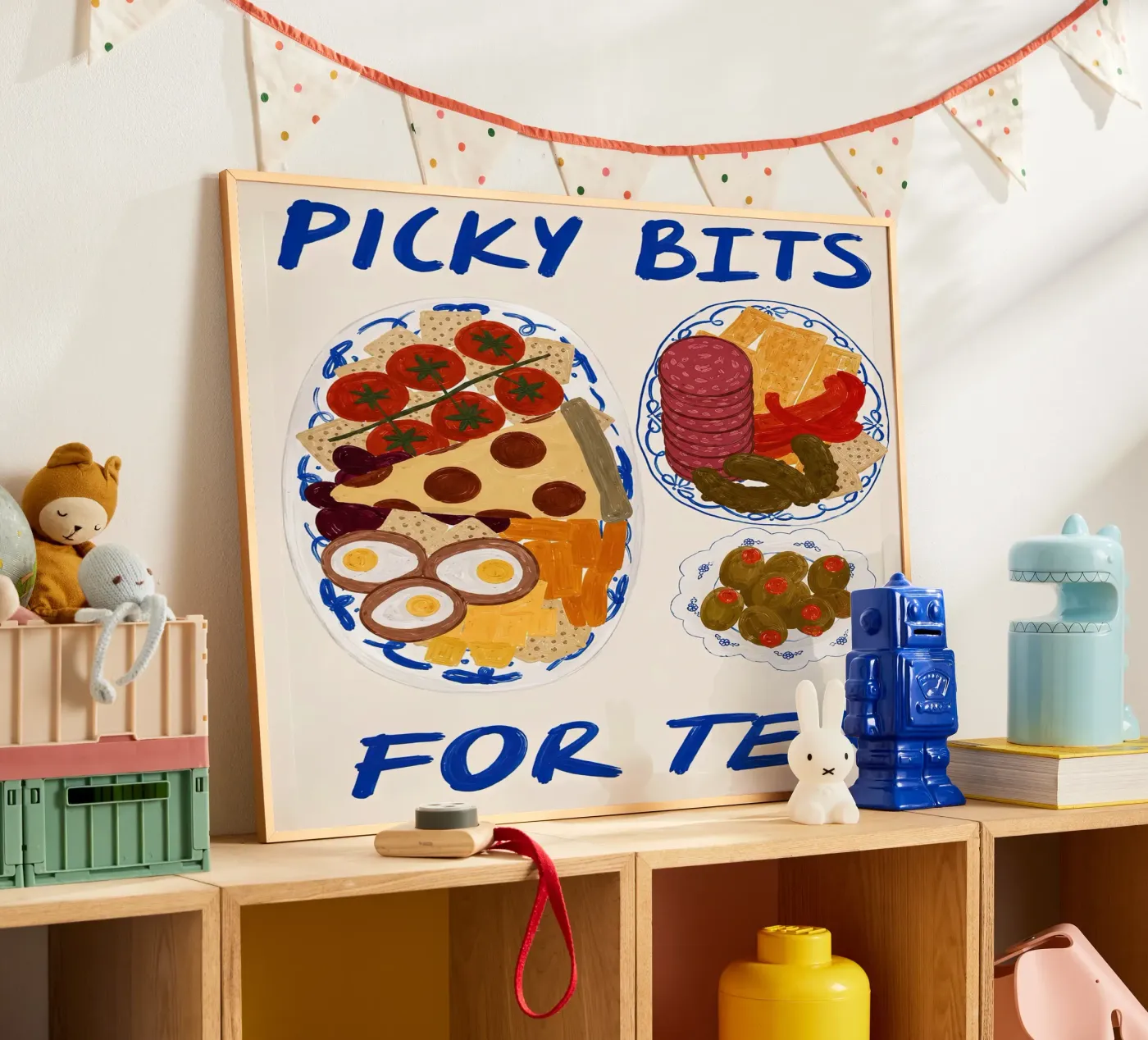 Picky Bits for Tea poster by KUNST BY STEPHIE