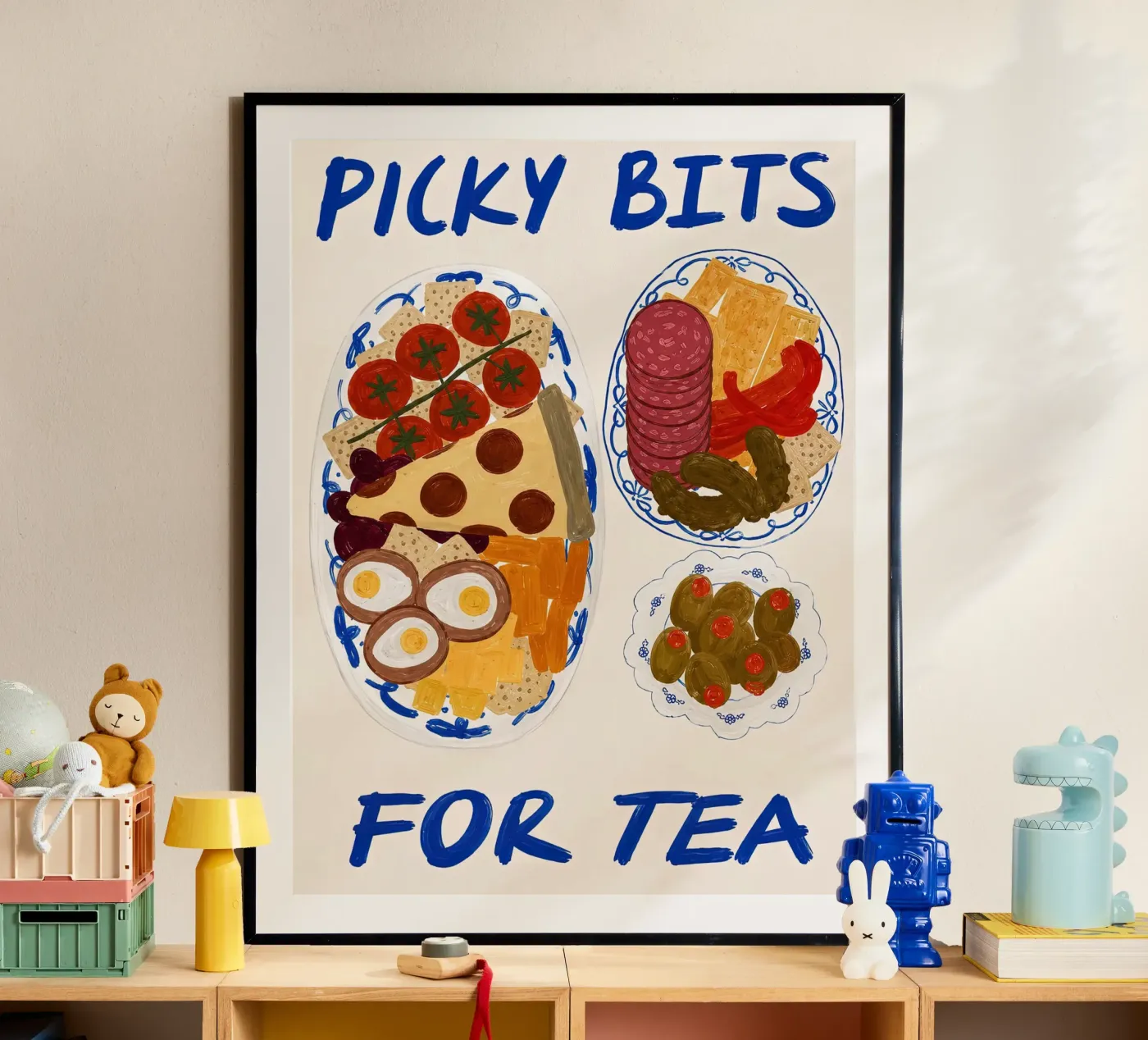 Picky Bits for Tea poster by KUNST BY STEPHIE