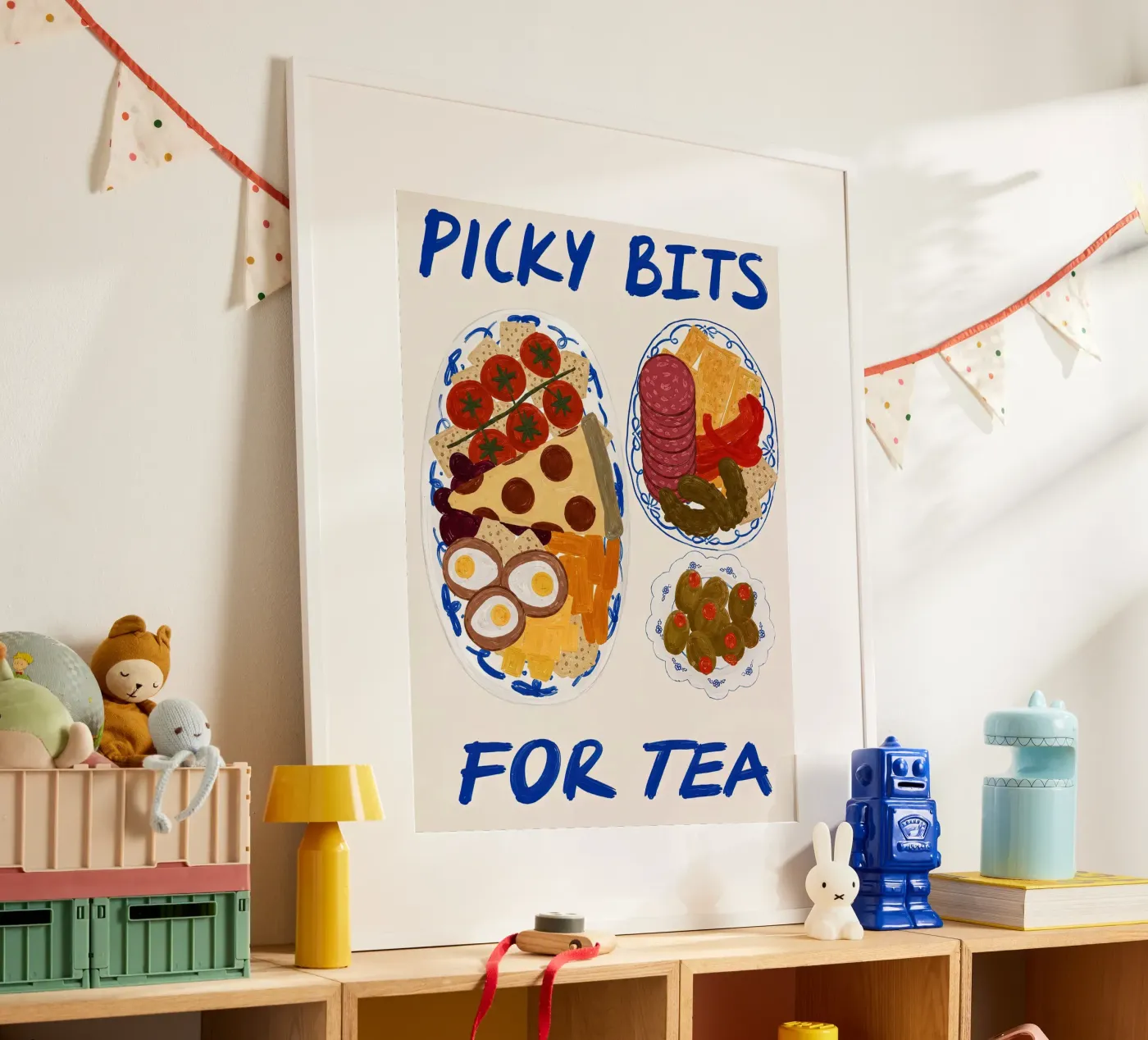 Picky Bits for Tea poster by KUNST BY STEPHIE
