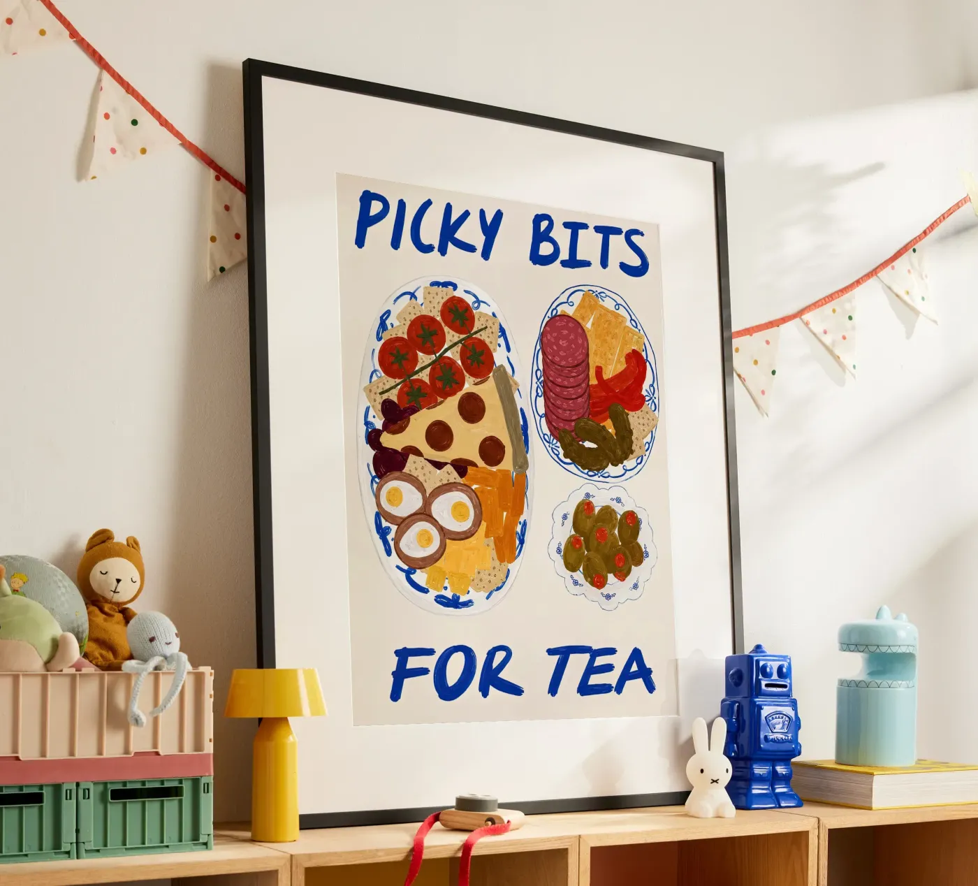 Picky Bits for Tea poster by KUNST BY STEPHIE