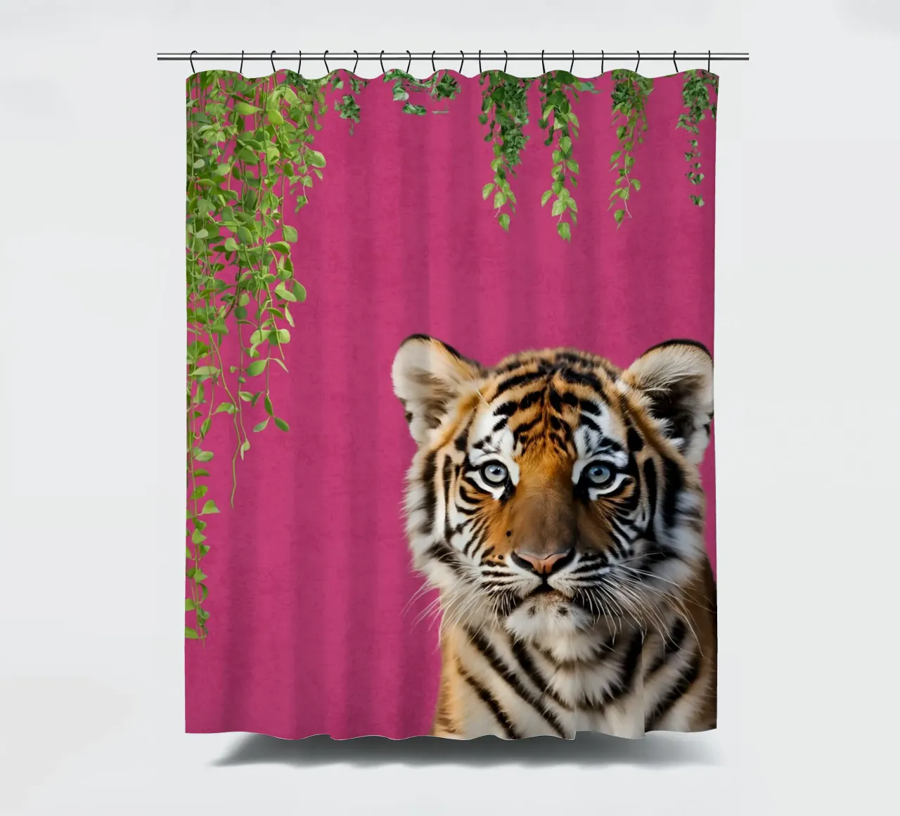 Fierce in Fuchsia tenda da doccia da DesignArt