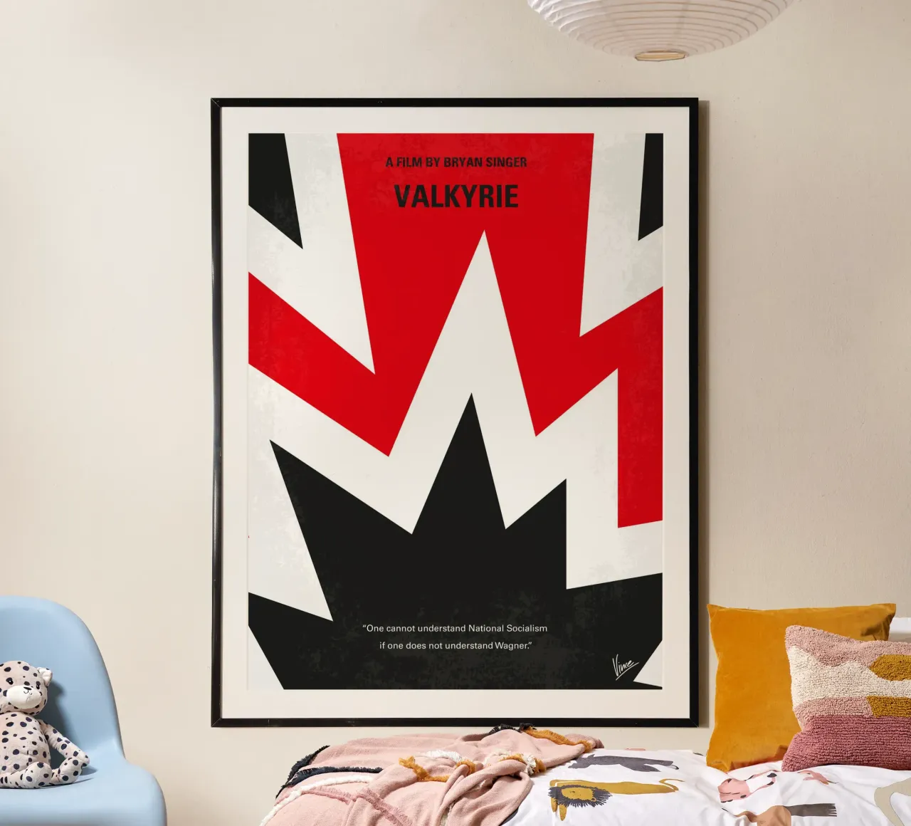 No876 My Valkyrie minimal movie poster poster da Chungkong