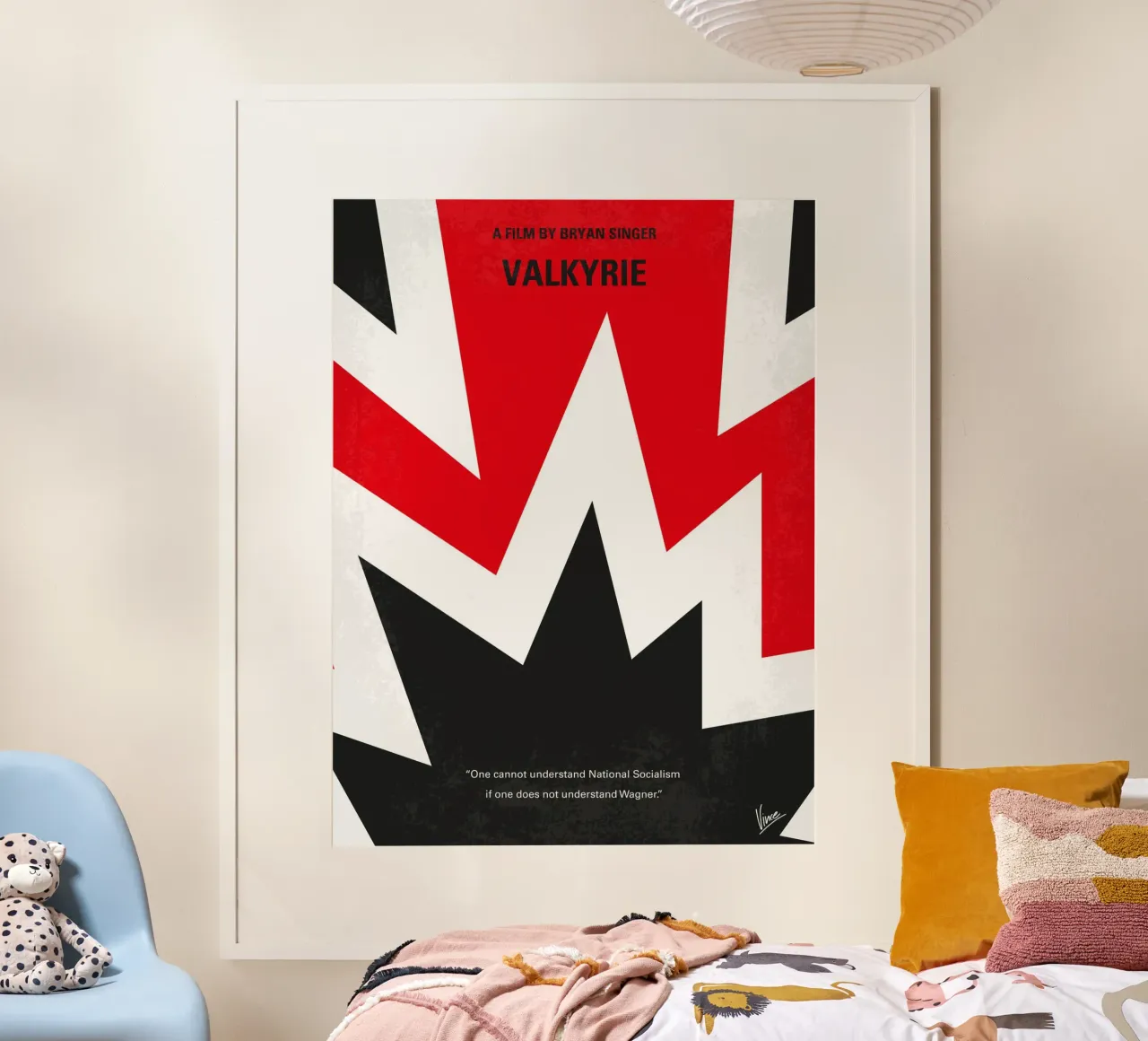 No876 My Valkyrie minimal movie poster poster da Chungkong