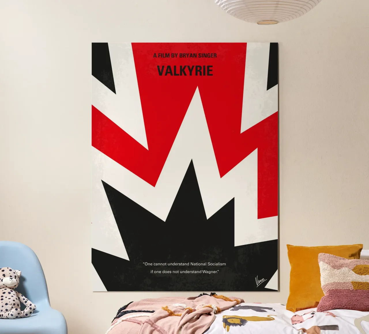 No876 My Valkyrie minimal movie poster poster da Chungkong