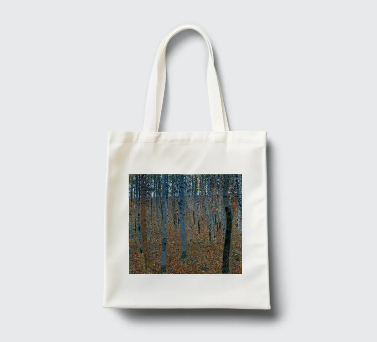 Gustav Klimt - Beech Grove I borsa in juta da Timeless Artworks