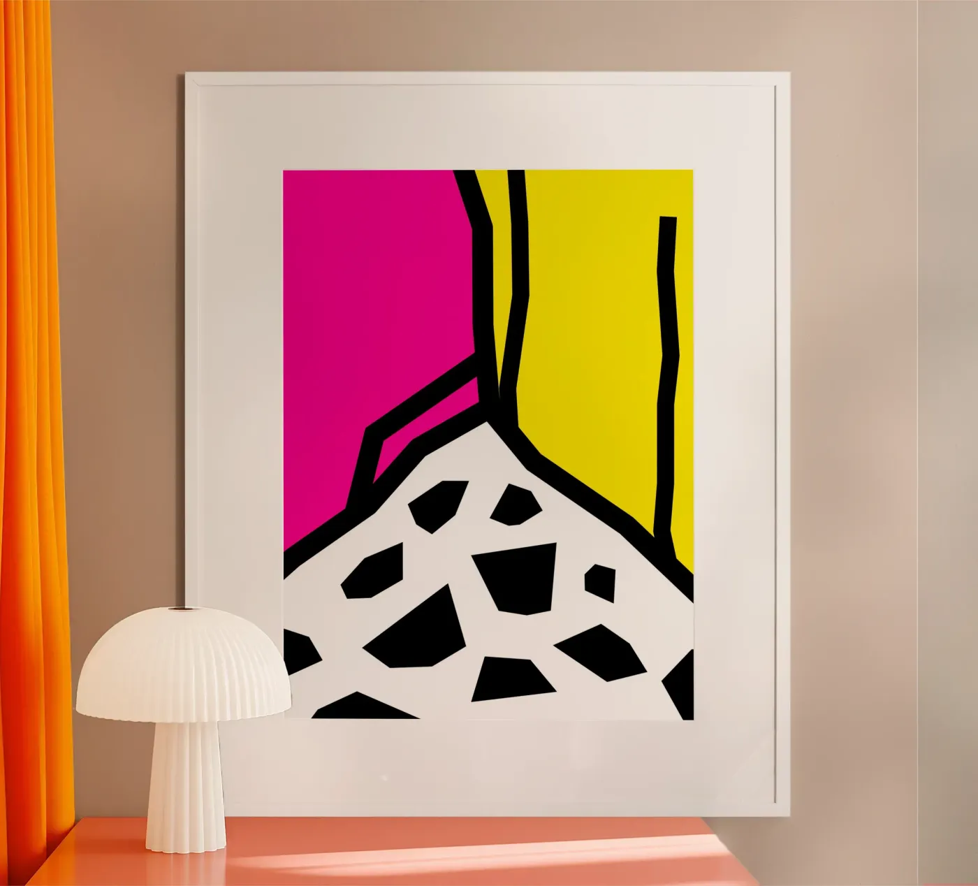 Abstract pattern poster by yay