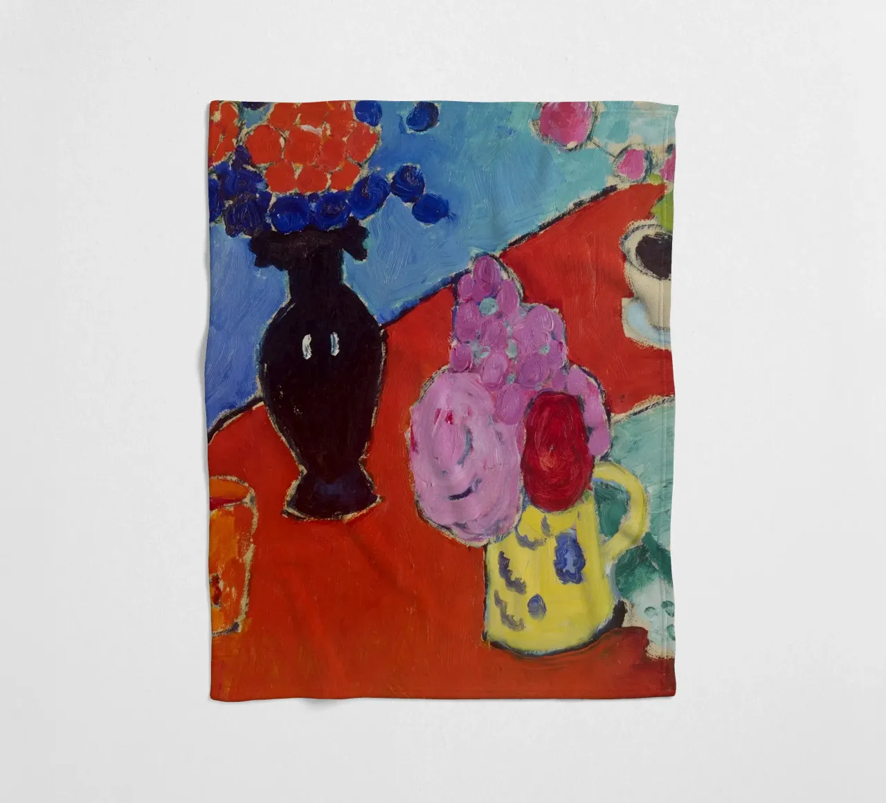 Jawlensky - Natura morta con vaso e brocca. 1909 coperta in pile da ARTOTHEK