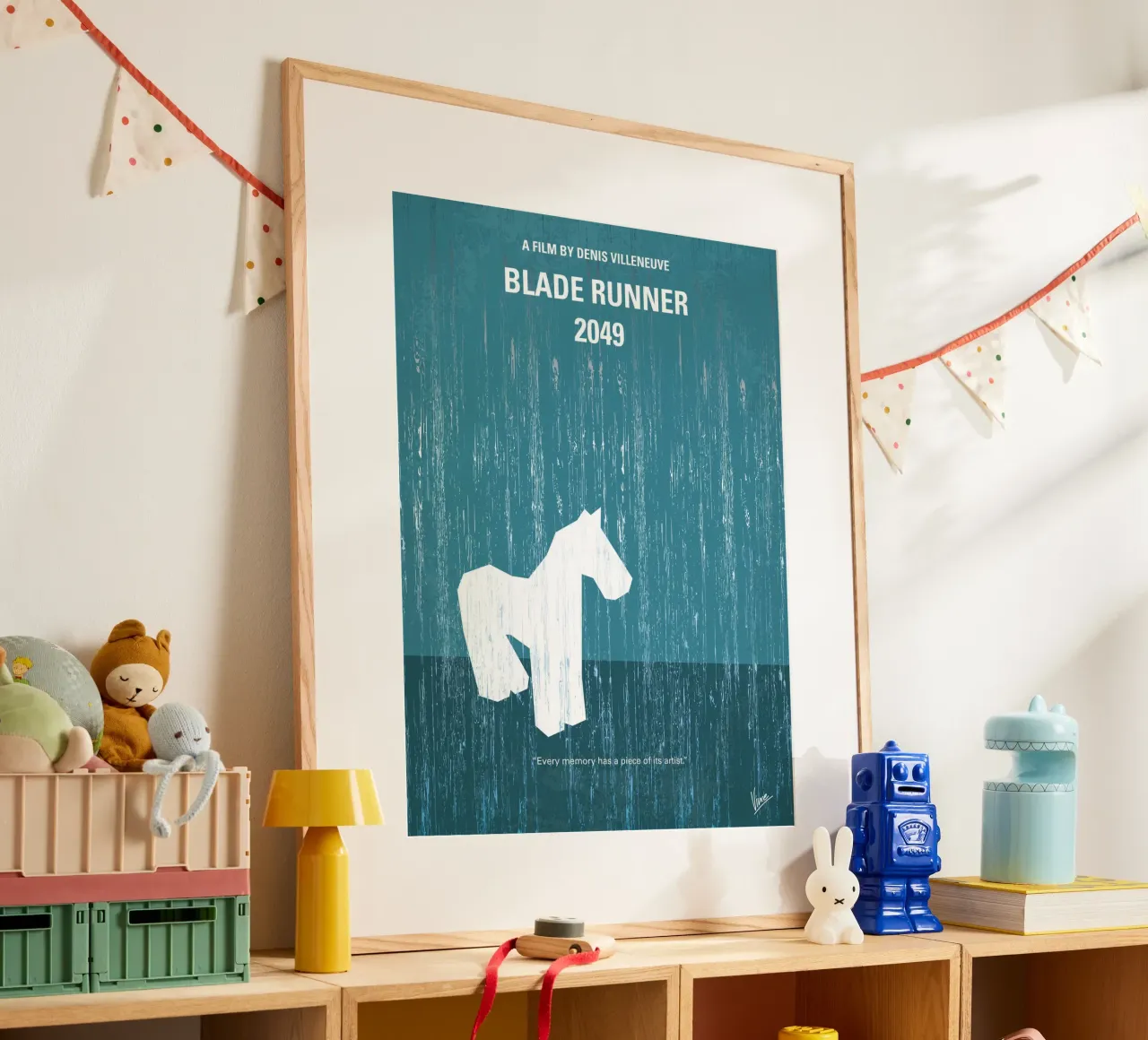 No881 My Blade runner 2049 minimal movie poster poster con telaio in legno da Chungkong