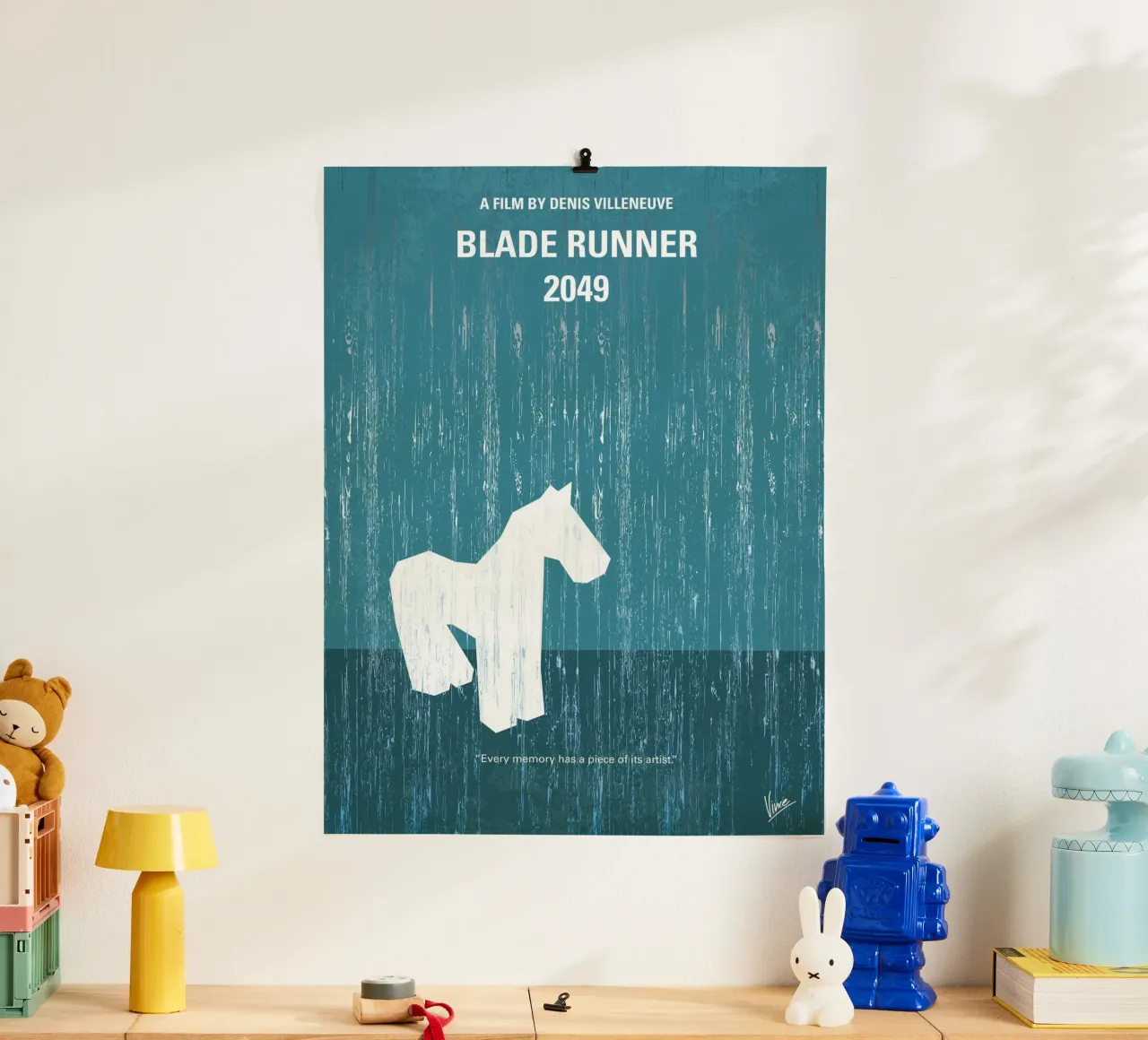No881 My Blade runner 2049 minimal movie poster poster con telaio in legno da Chungkong