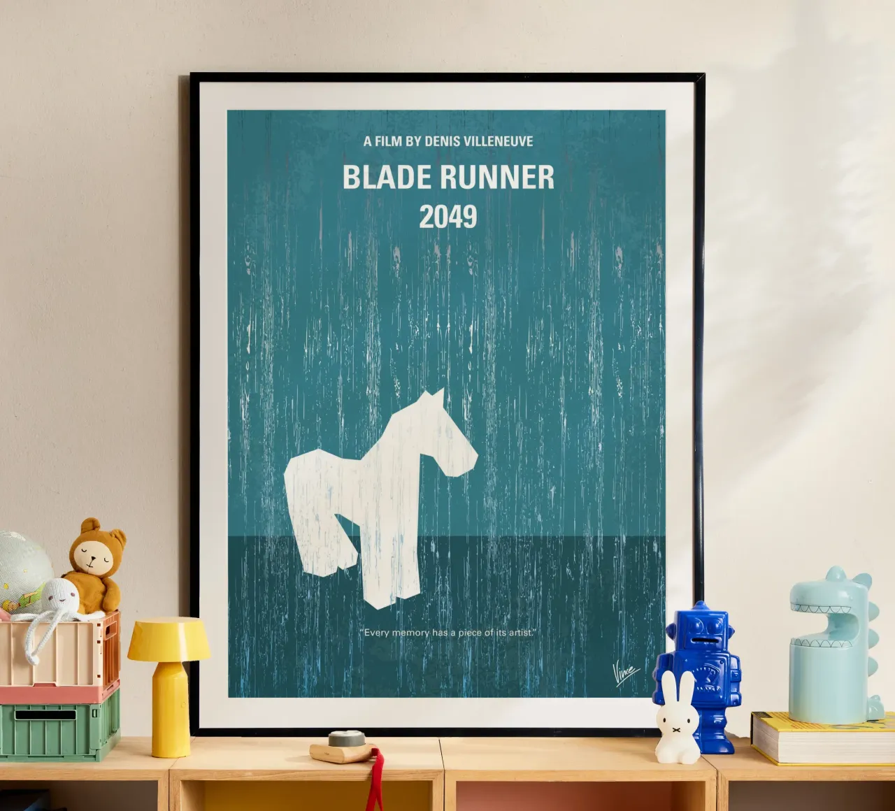 No881 My Blade runner 2049 minimal movie poster poster con telaio in legno da Chungkong