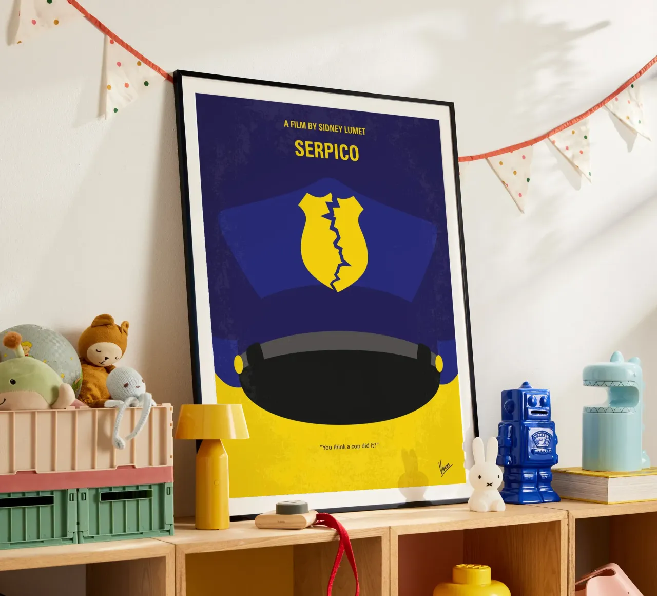 No891 My Serpico minimal movie poster poster de Chungkong