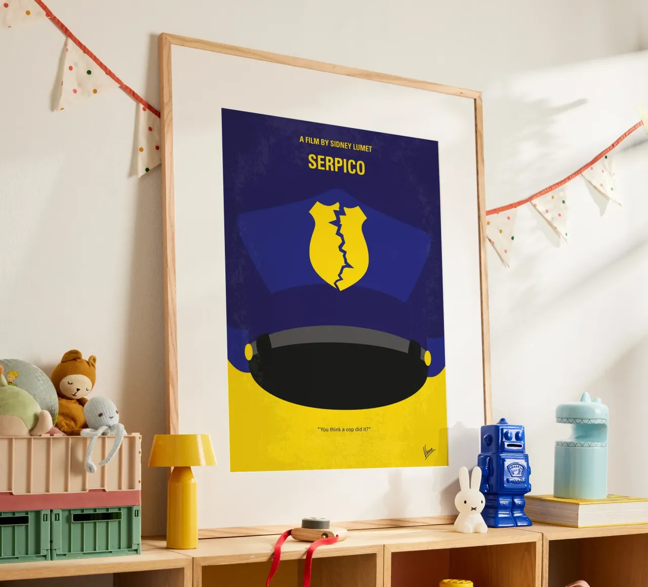 No891 My Serpico minimal movie poster poster de Chungkong