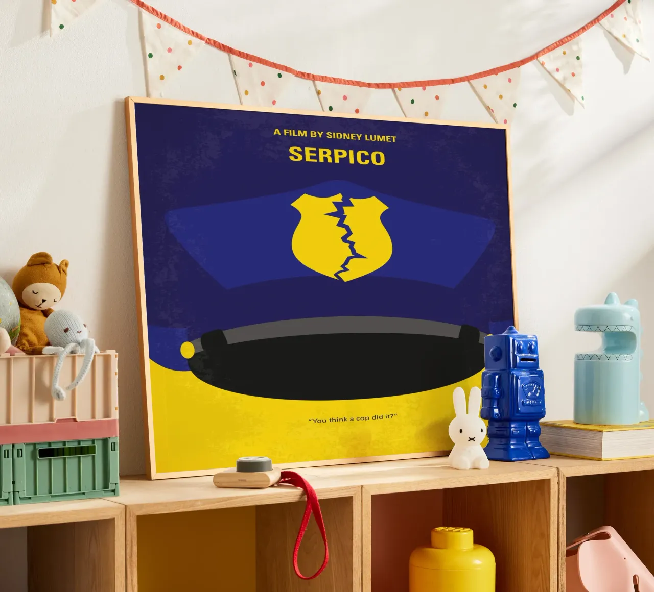 No891 My Serpico minimal movie poster poster de Chungkong