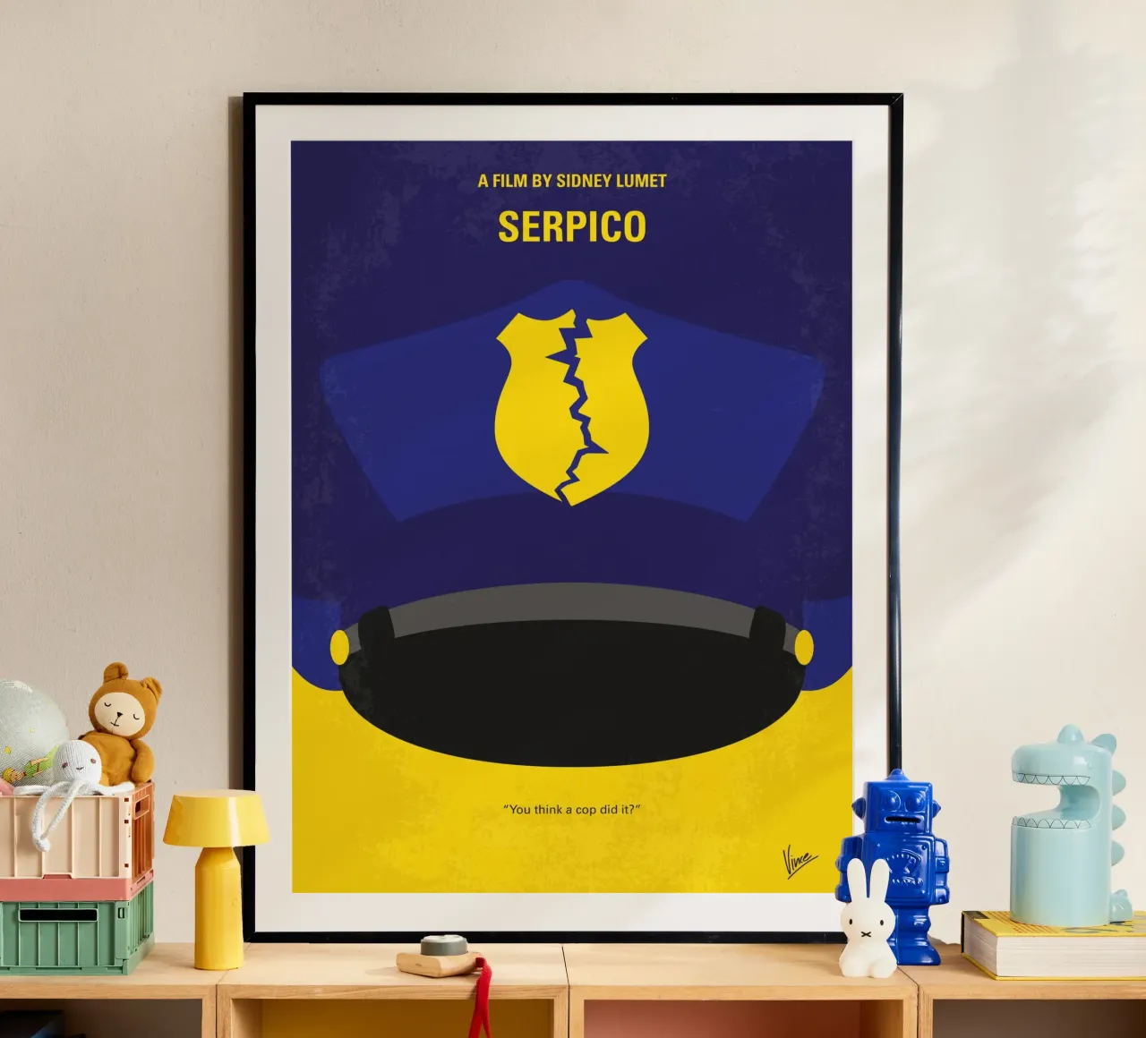 No891 My Serpico minimal movie poster poster de Chungkong