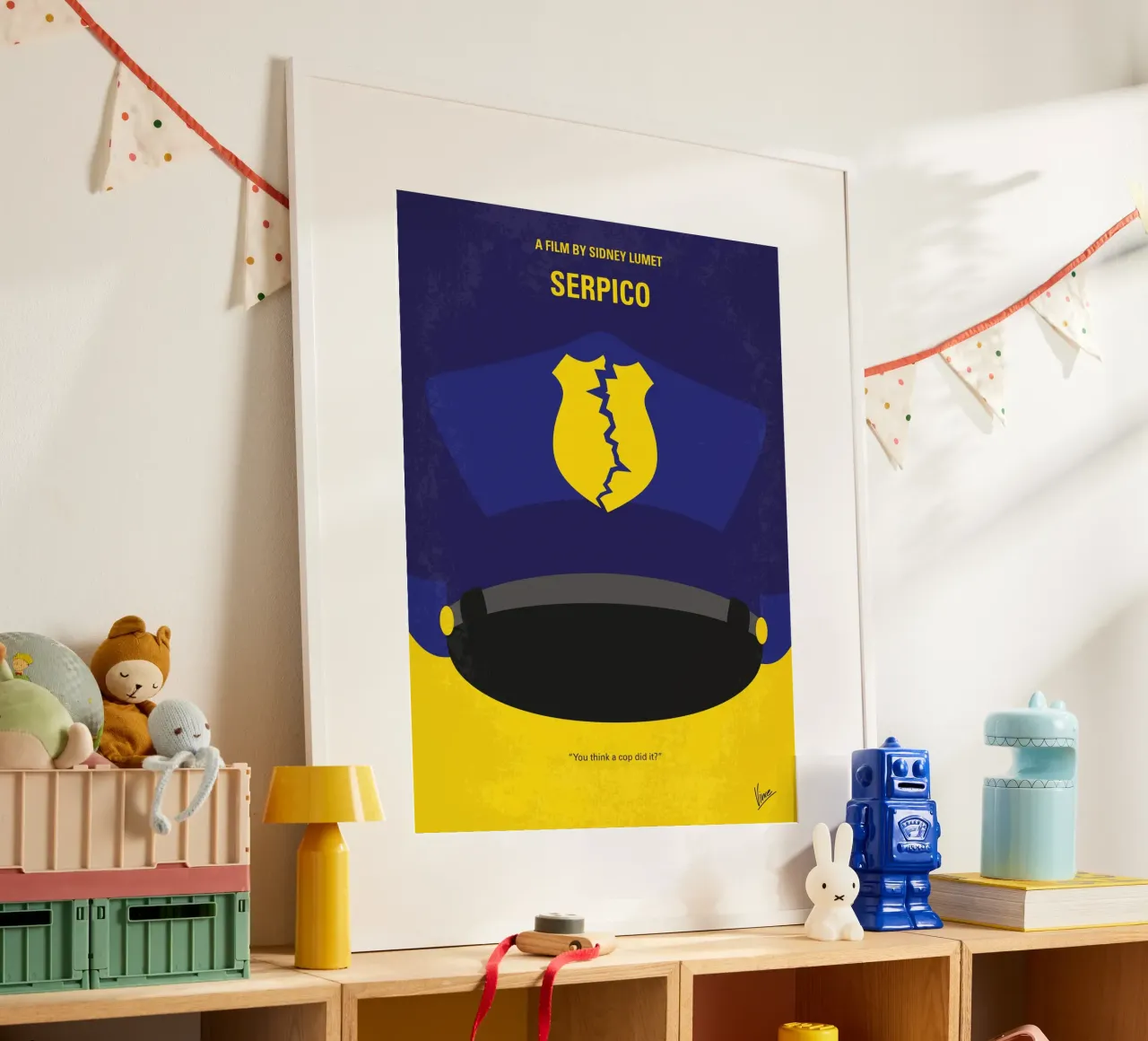 No891 My Serpico minimal movie poster poster de Chungkong