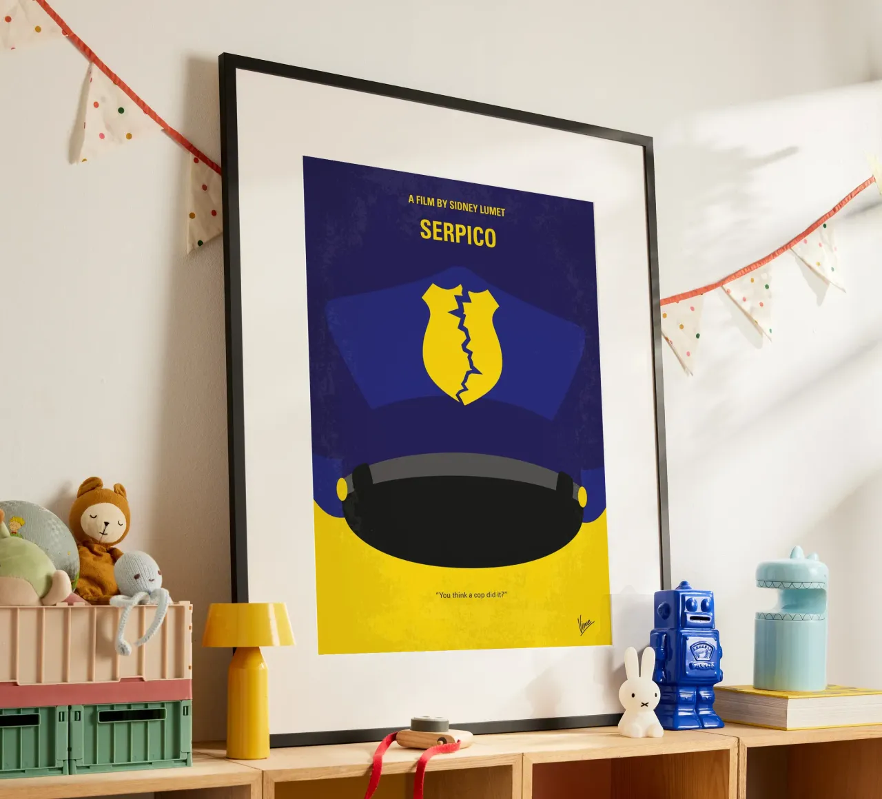 No891 My Serpico minimal movie poster poster de Chungkong