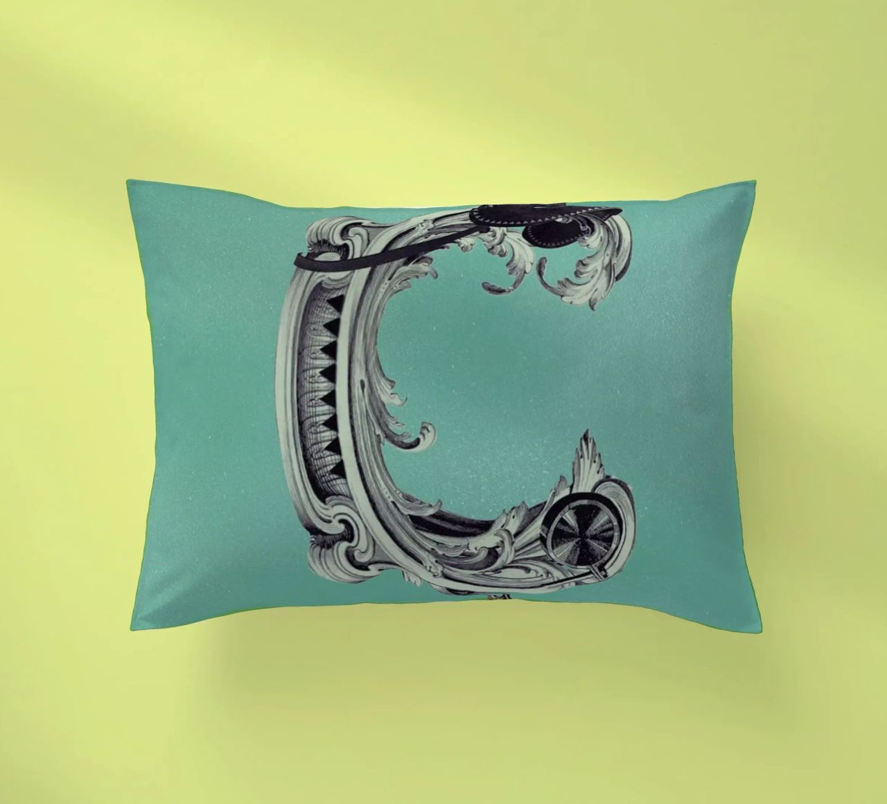 Steampunk Alphabet Letter C kussen van Birgit Palma