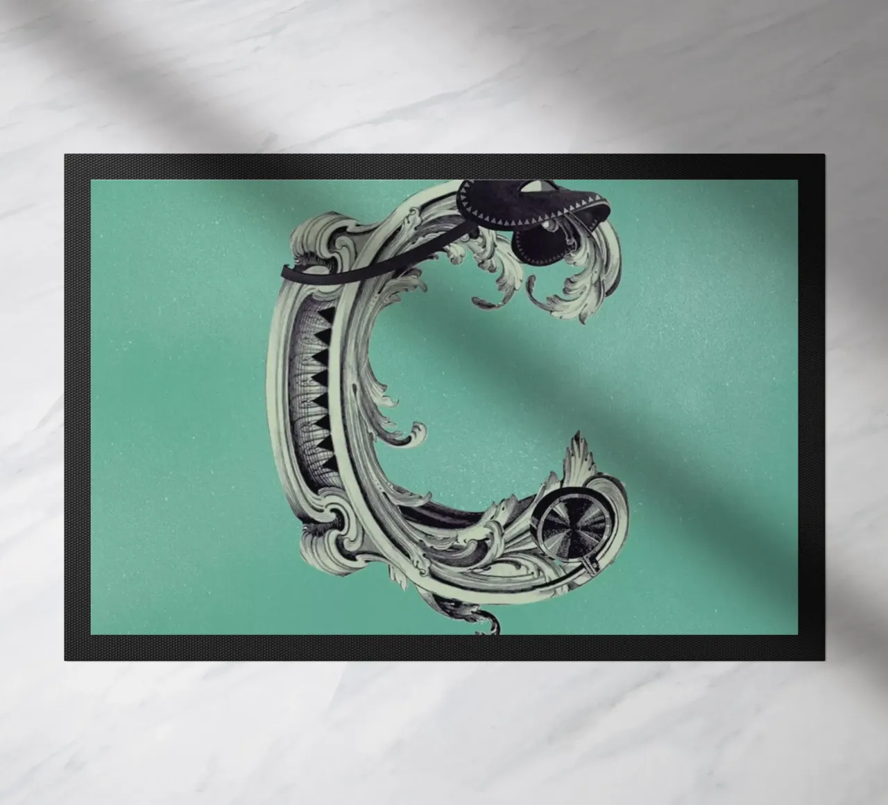 Steampunk Alphabet Letter C zerbino da Birgit Palma