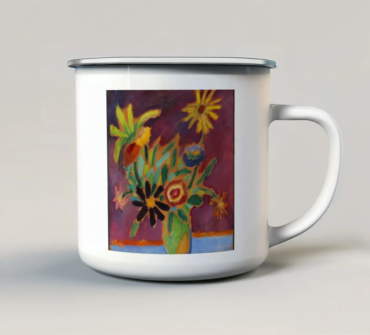 Jawlensky - Fiori colorati tazza in smalto da ARTOTHEK
