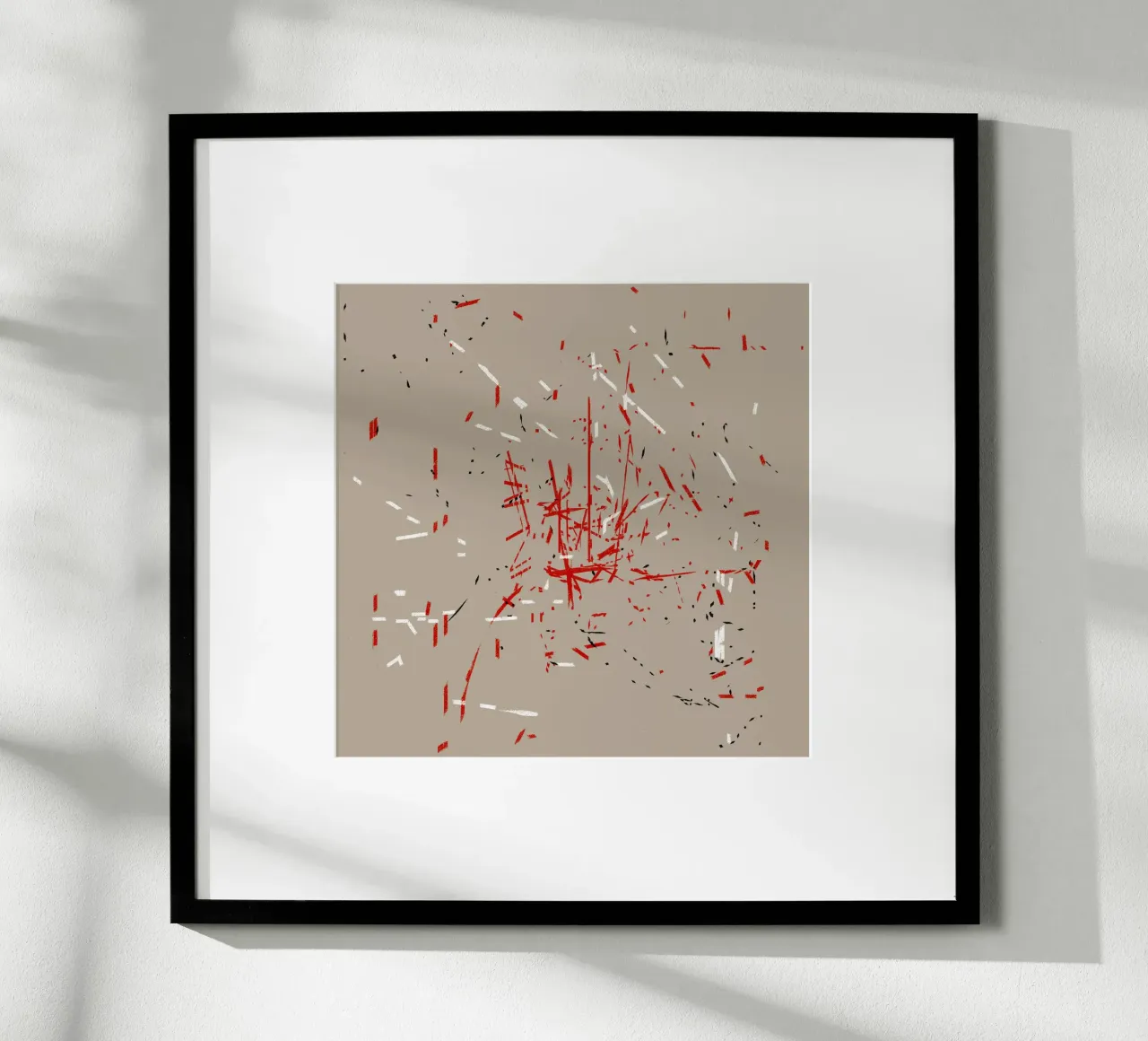 Night Thoughts 1 poster con telaio in legno da sabidussi
