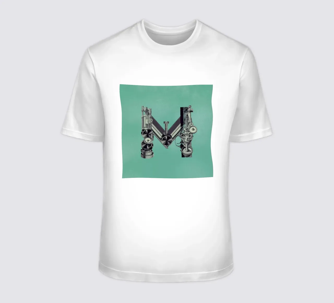 Steampunk Alphabet Letter M t-shirt da Birgit Palma