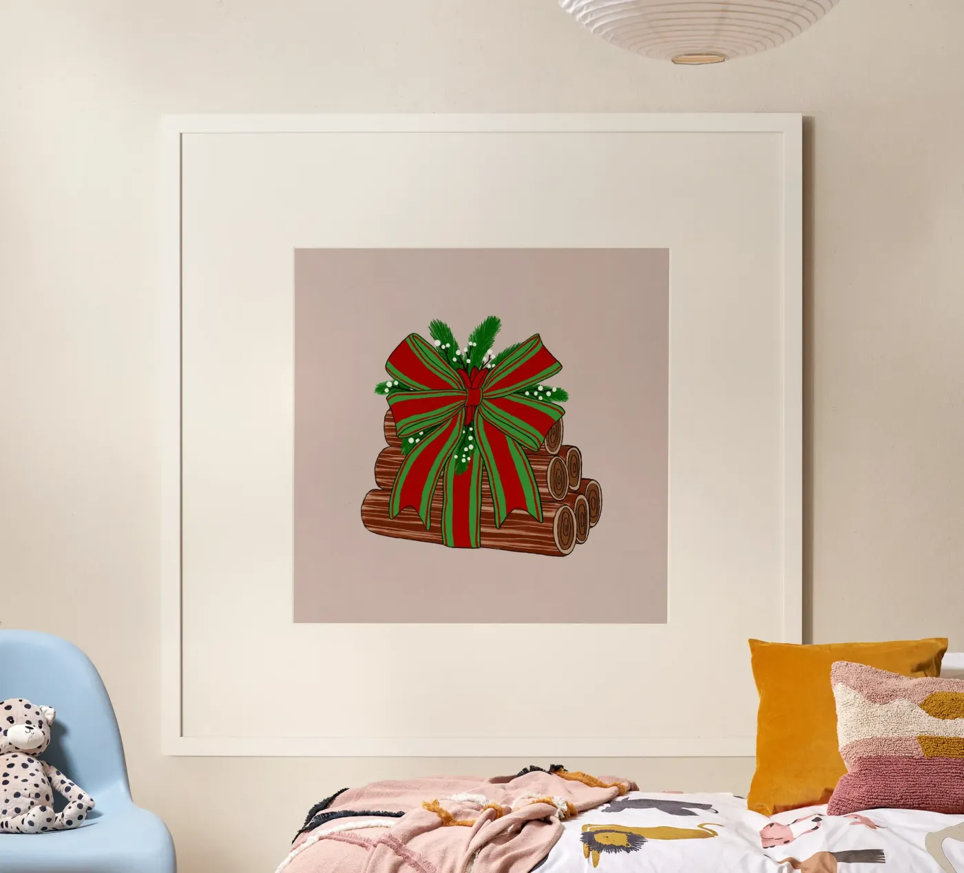 Xmas Logs poster by Orara Studio