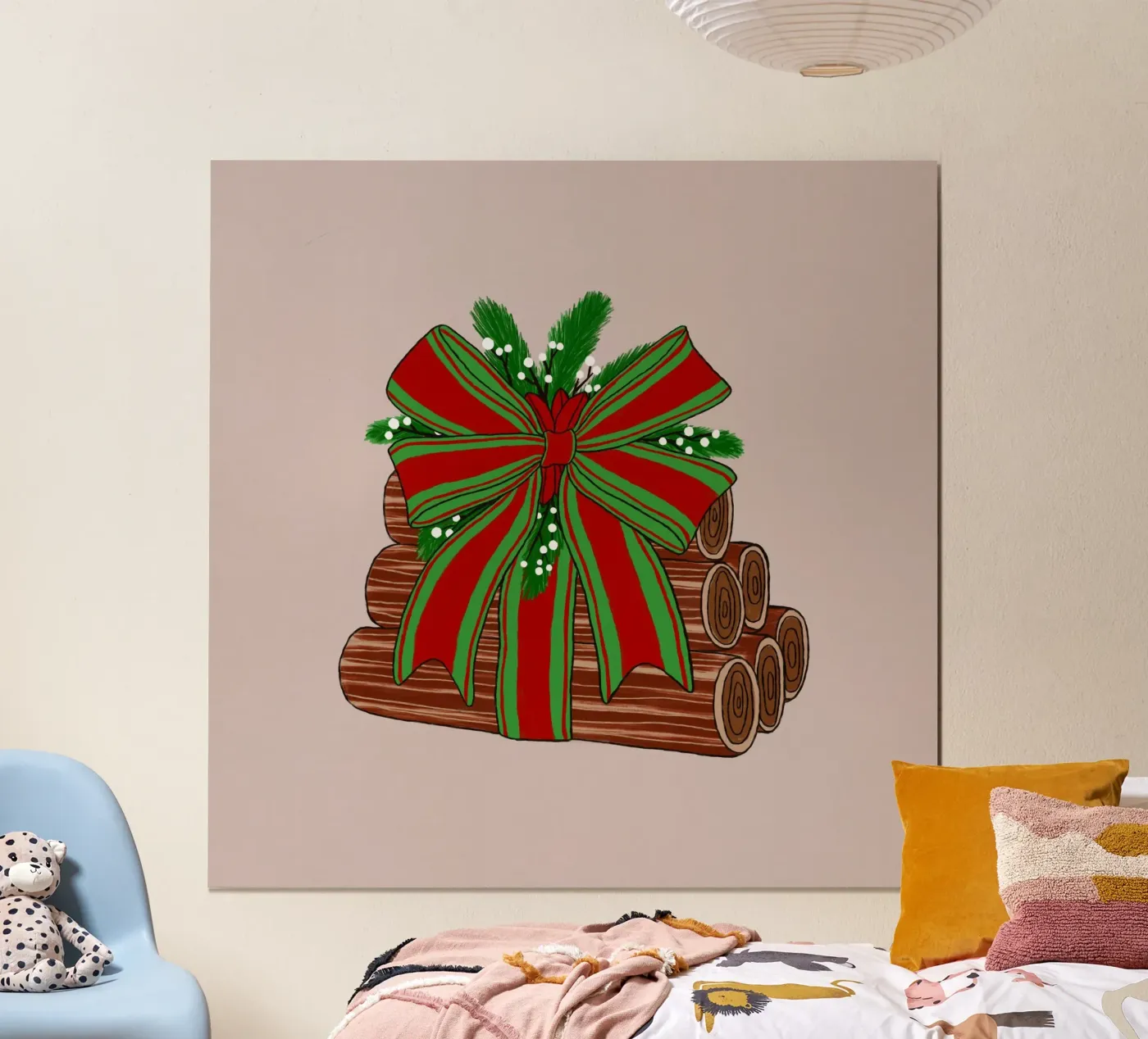 Xmas Logs poster by Orara Studio