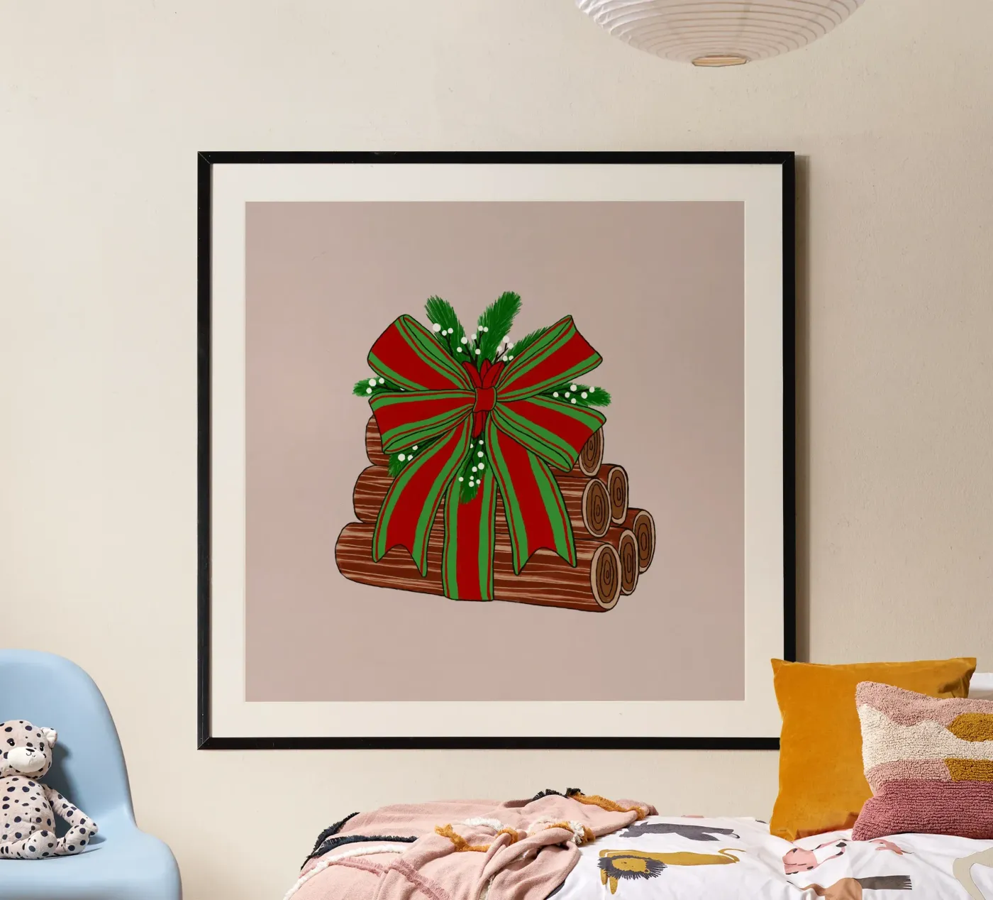 Xmas Logs poster by Orara Studio