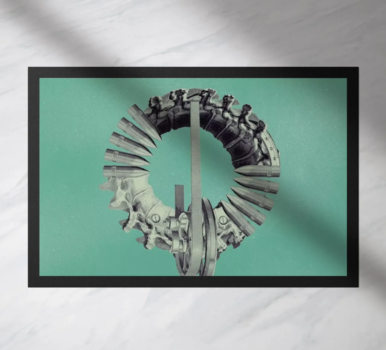 Steampunk Alphabet Letter Q zerbino da Birgit Palma