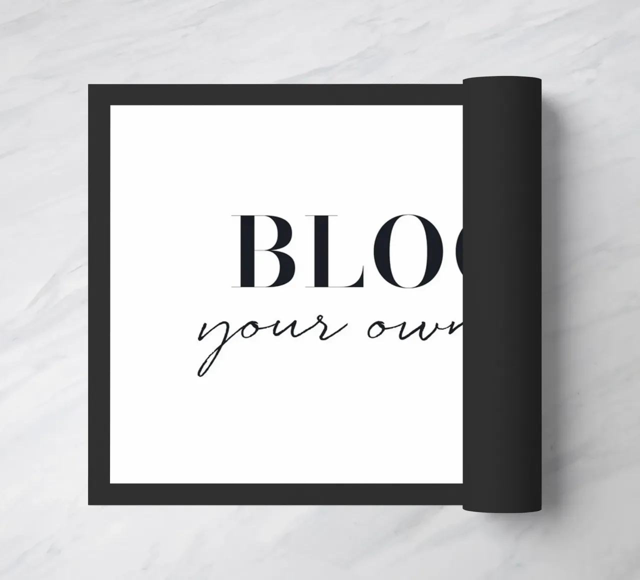 Fiorisci a modo tuo - Minimalistisches Typografie-Design zerbino da Whole©