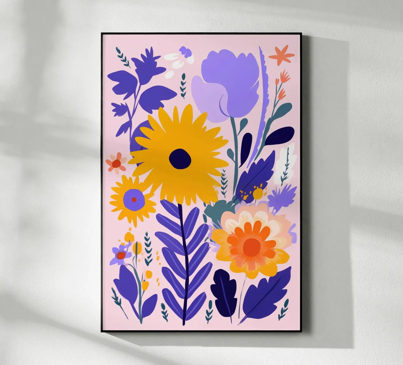 Bright, bold flowers plexiglass da LisaArtes
