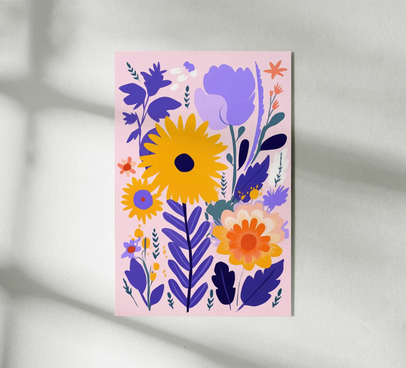 Bright, bold flowers plexiglass da LisaArtes