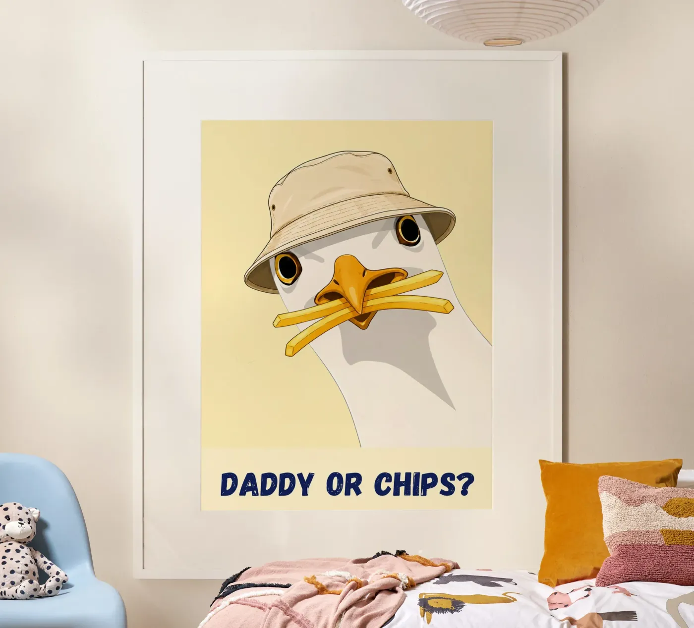 Papa oder Chips Poster von oneway