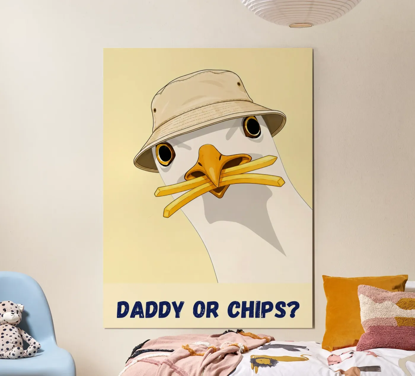 Papa oder Chips Poster von oneway
