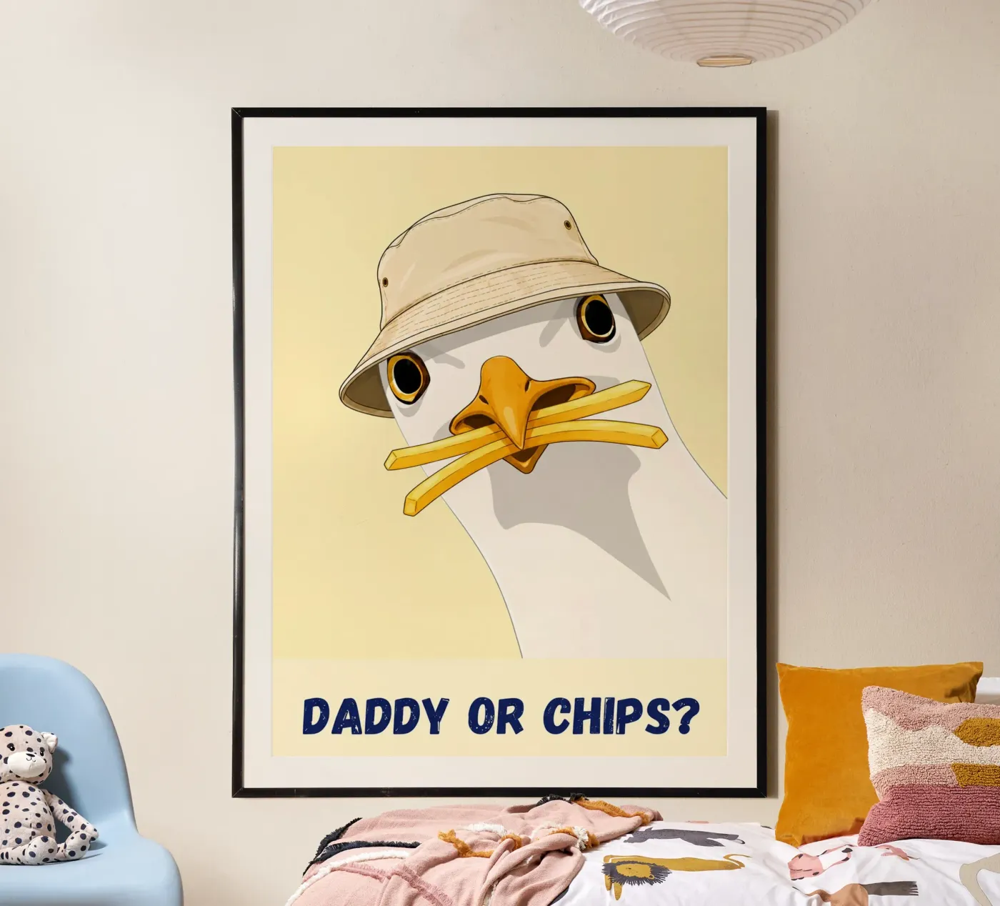 Papa oder Chips Poster von oneway
