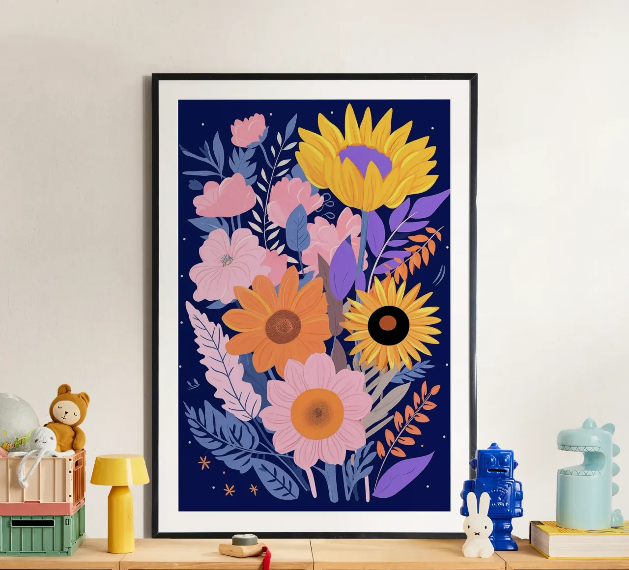 Flower arrangement poster con telaio in alluminio da LisaArtes