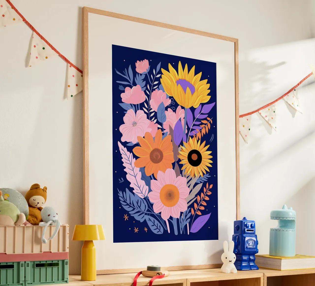 Flower arrangement poster con telaio in alluminio da LisaArtes