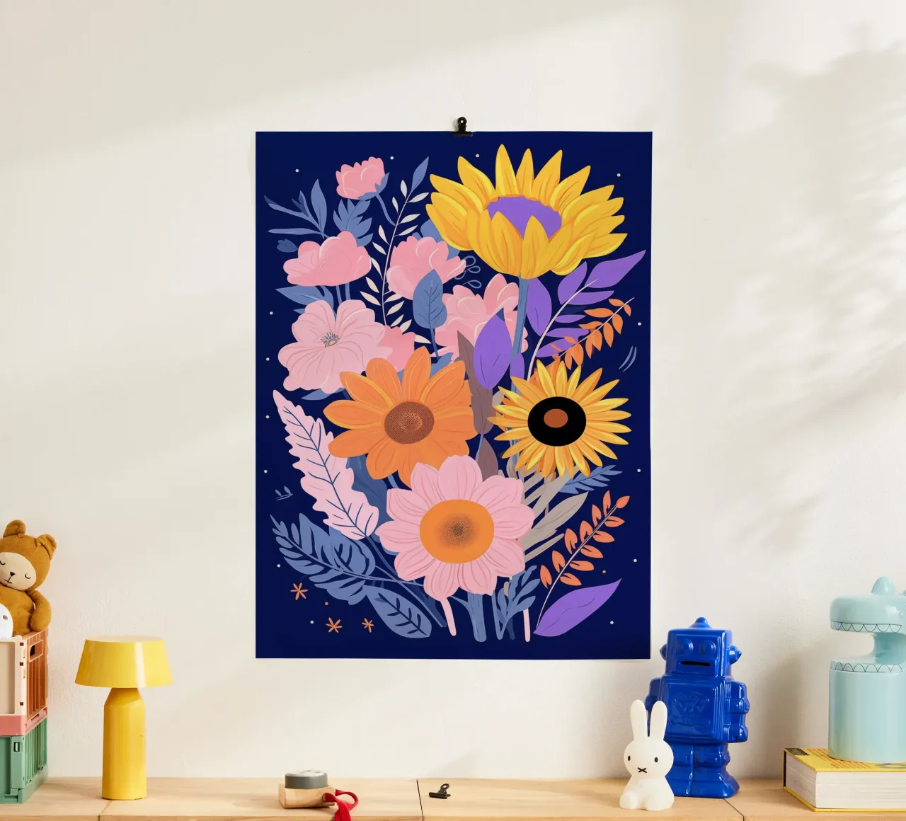 Flower arrangement poster con telaio in alluminio da LisaArtes