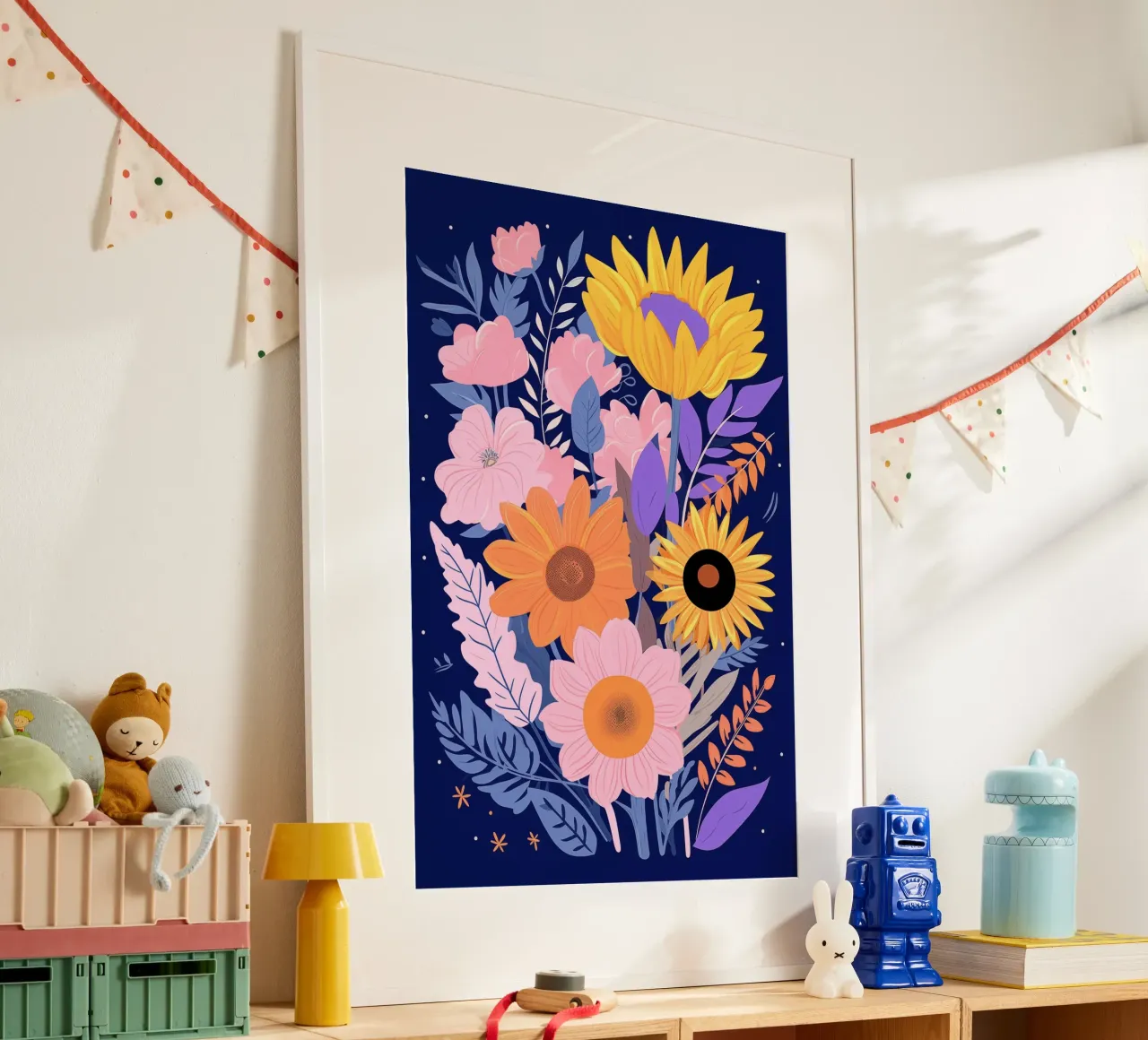 Flower arrangement poster con telaio in alluminio da LisaArtes