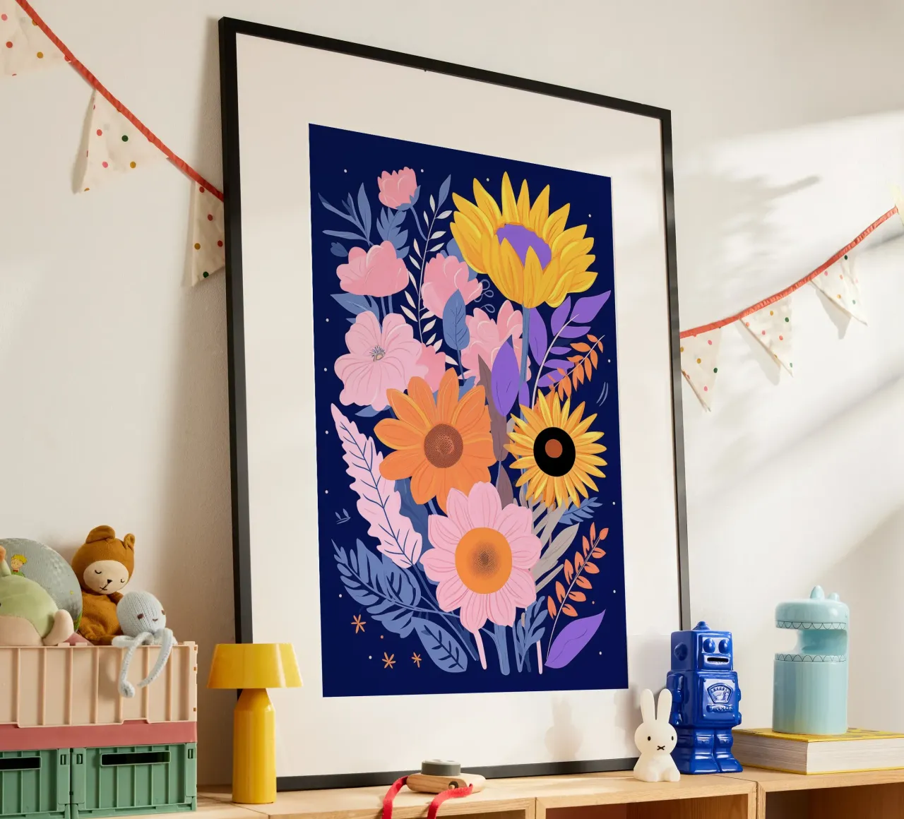 Flower arrangement poster con telaio in alluminio da LisaArtes