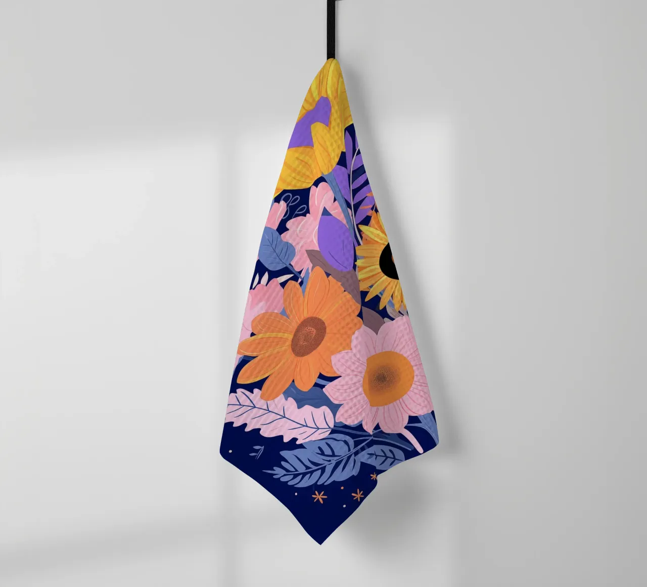 Flower arrangement tea towel by LisaArtes