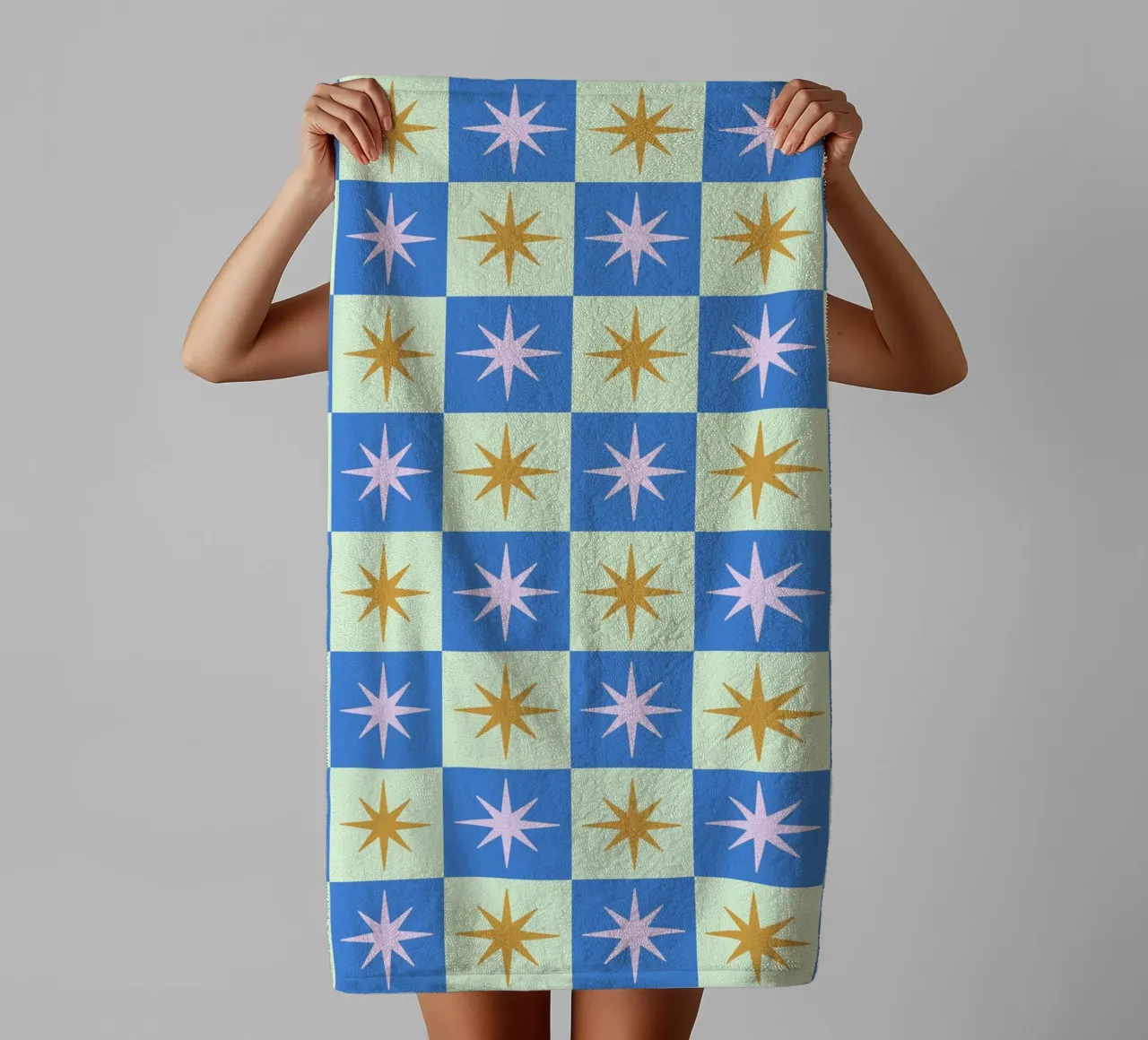 Star Check - Snowy - Holidays asciugamano da bagno da Galaxy Eyes